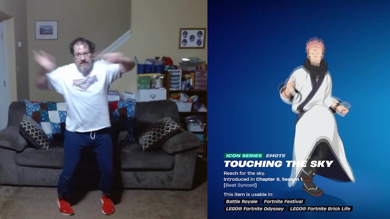 FFG Dance Fortnite Emotes Touching the Sky