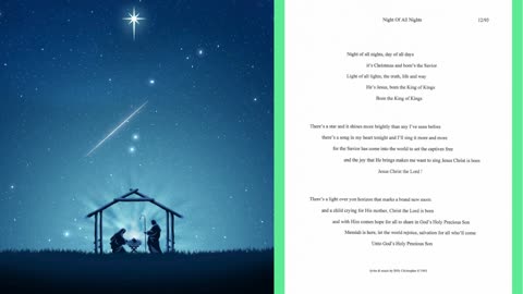 Night Of All Nights, Lyrics from A Christmas Album