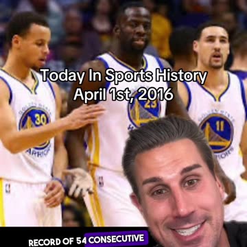 THE HISTORICAL SPORTS MOMENT OF APRIL 1st, 2016