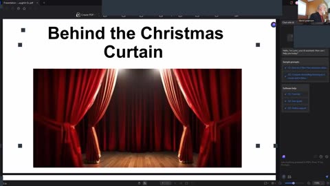 Sunday December 14, 2025 Behind the Christmas Curtain