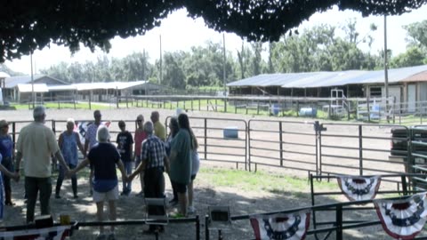 Skipper Calder & Cowboy-up Ministry bring horse training with a message at 11am.