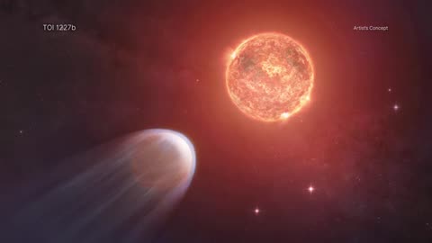 Alien Planet TOI 1227 b Is Shrinking! 🪐 Blasted by Deadly X-Rays from Host Star 🌟