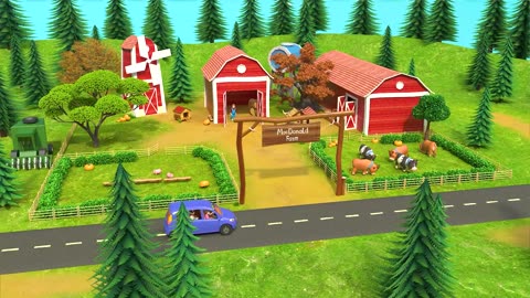 Old MacDonald Had a Farm - Animated Nursery Rhymes & Songs for Children