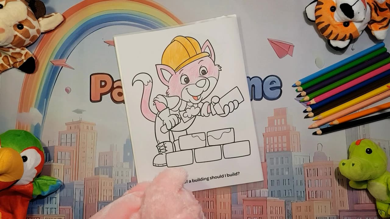 Happy Coloring 🎨 Tom on the Job🦺