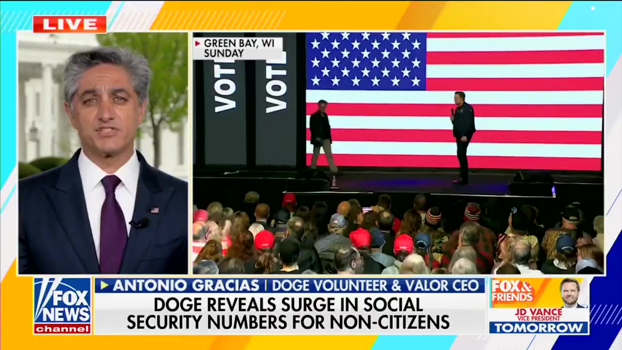 DOGE found FIVE MILLION ILLEGALS with Soc Security #s, many have voted.