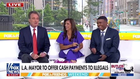 Fox News hosts call out LA Mayor Karen Bass for offering cash payments to illegals