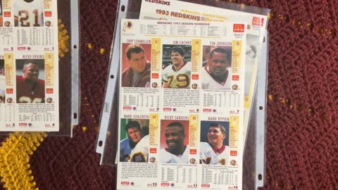 McDonald’s GAMEDAY - 1993 WASHINGTON REDSKINS ,