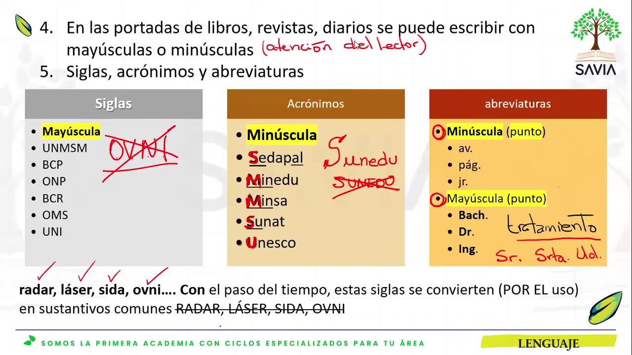 SAVIA REGULAR 2025 | Semana 05 | Lenguaje