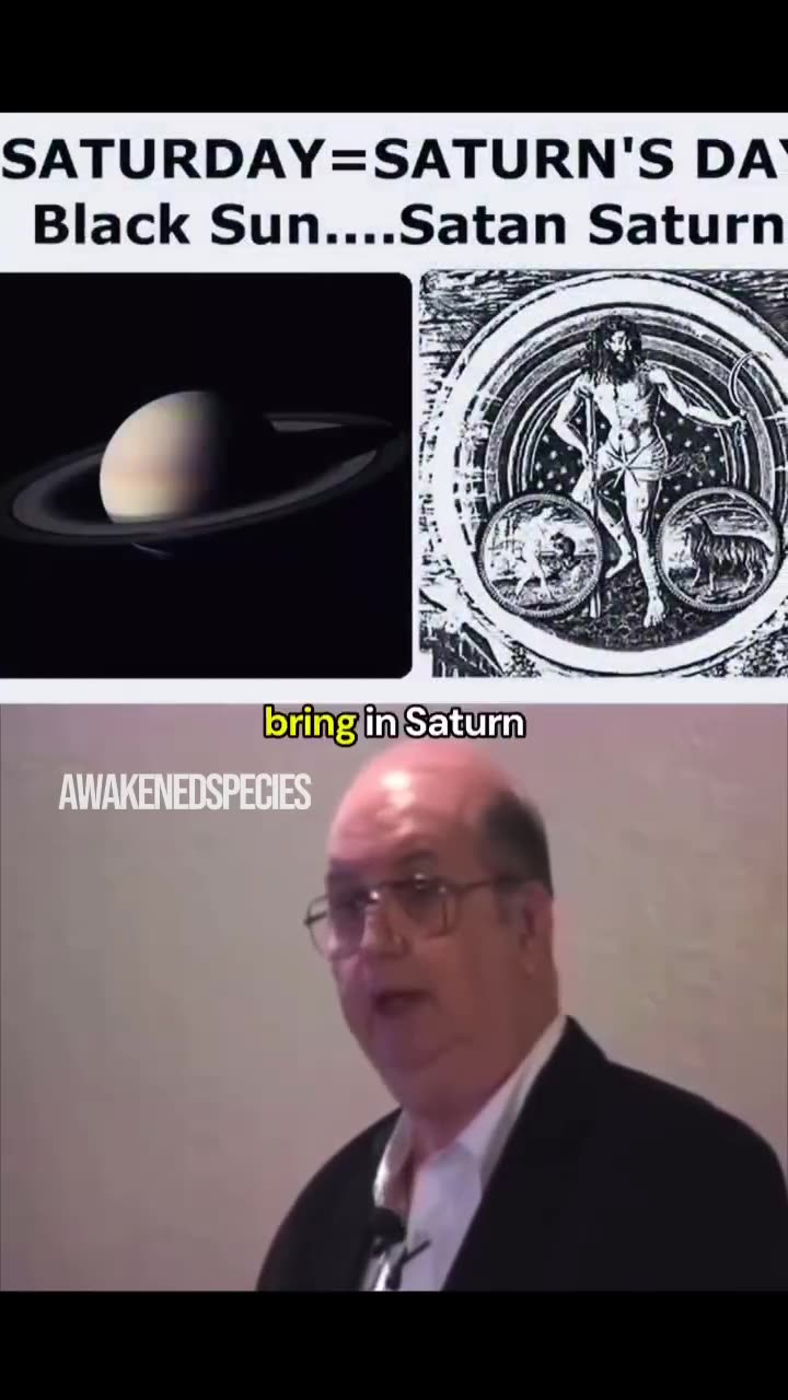 Stop giving away energy to the satanic/saturn cult