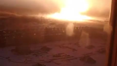 Absolutely Incredible Detonation of Oil Pipeline Through Omsk, Russia Hit by Ukrainians Overnight
