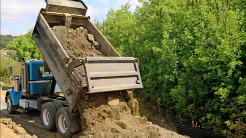 Bulldozer Dumpster