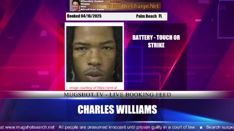 Mugshot TV - Live Arrest Booking Video Stream