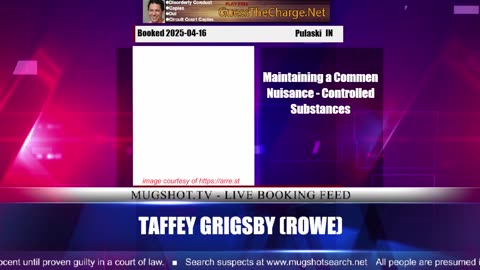 Mugshot TV - Live Arrest Booking Video Stream