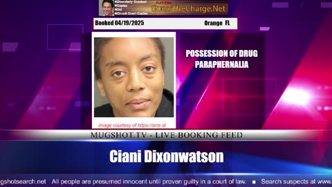 Mugshot TV - Live Arrest Booking Video Stream