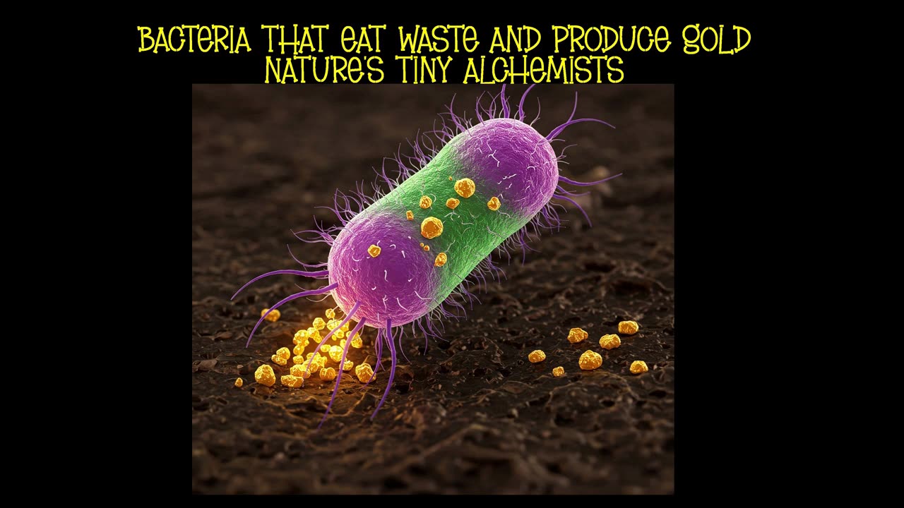 Bacteria That Eat Waste and Produce Gold
