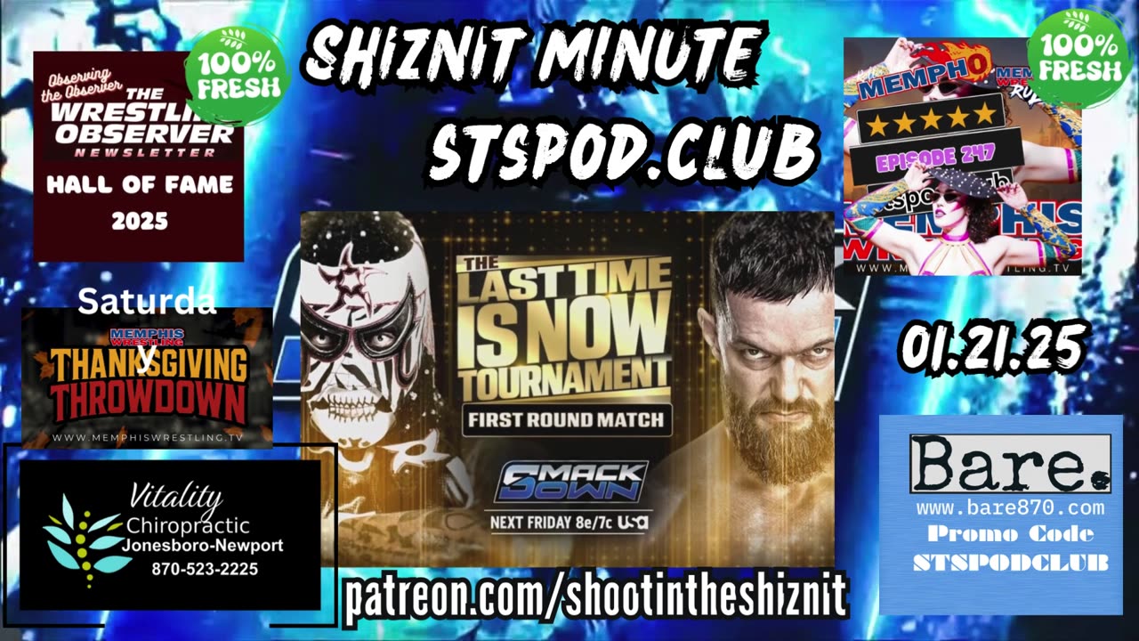 SHIZNIT MINUTE 11.21.25 - BT TALKS SMACKDOWN!!
