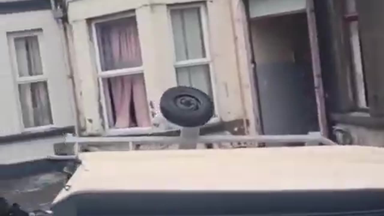 Meanwhile in #Ballymena, N.Ireland Locals erupt following the serious sexual assault of young girls