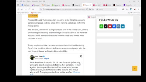 ANTI CHRIST TRUMP PEACE PLAN Syria's inclusion in the Abraham Accords