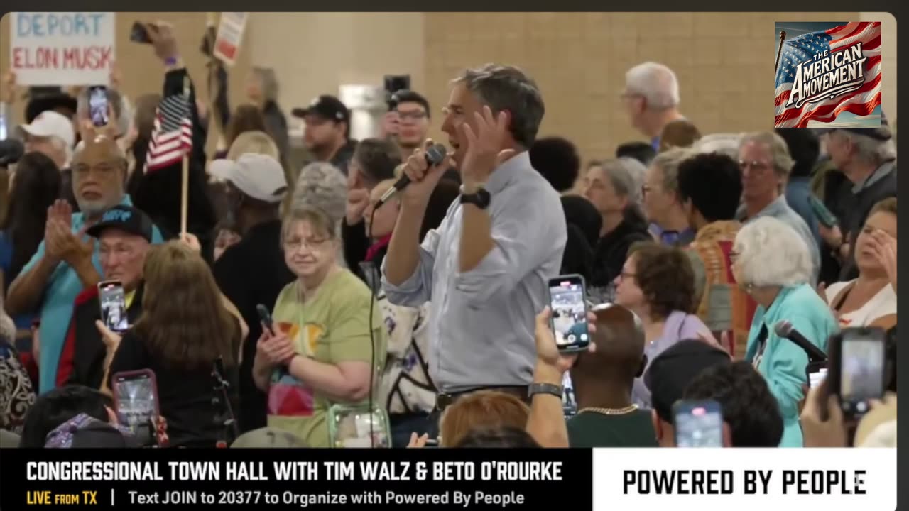Beto O'Rourke is a communist look at the people at the town hall they are paid