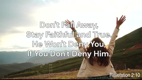 Don't Fall Away With Lyrics