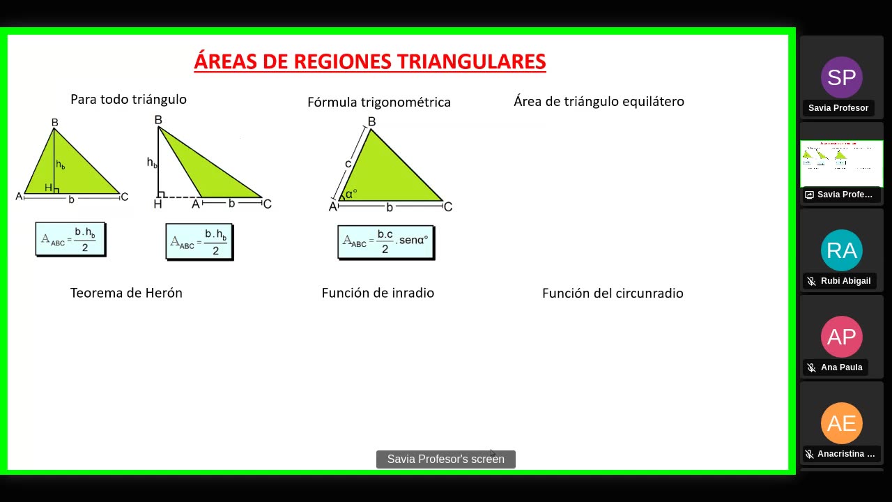 SAVIA SEMIANUAL 2024 | Semana 08 | Geometría