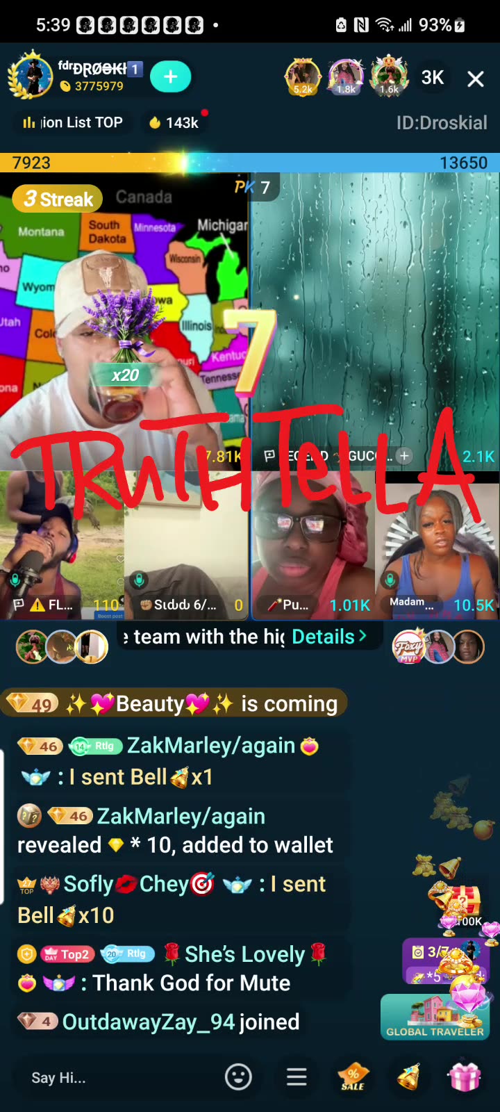 DROSKI LIVE TUESDAY NIGHT