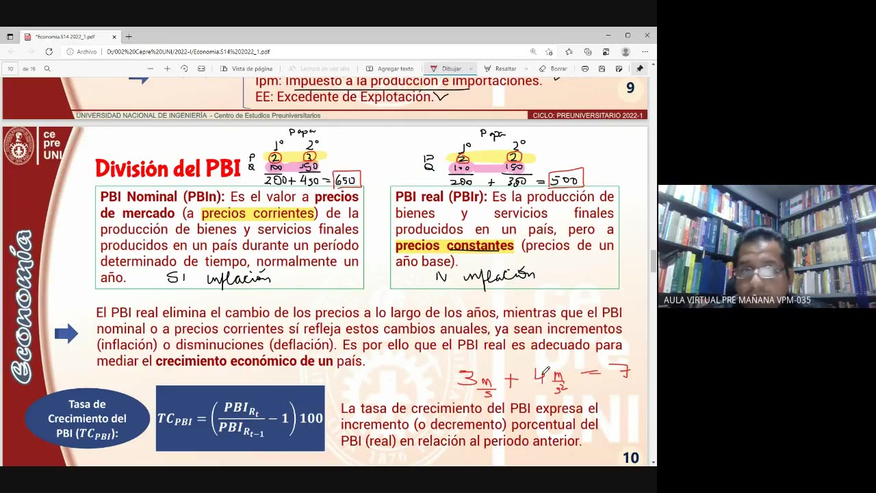 CEPRE UNI 2022 - 1 | Semana 14 | Economía