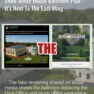 Fact Check: Image Of Huge Addition Replacing The West Wing Does NOT Show White House Ballroom Plan