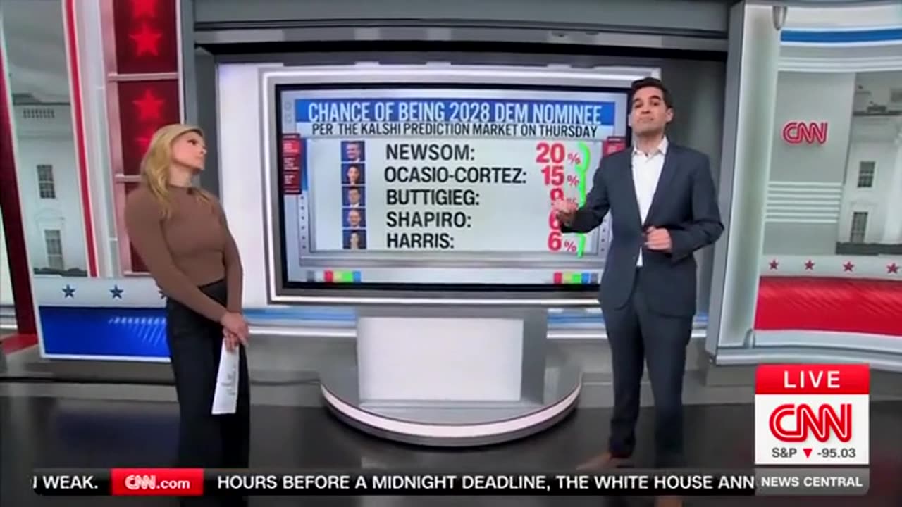 'Hold Your Horses': CNN's Harry Enten Dumps Cold Water On Harris' 2028 Chances