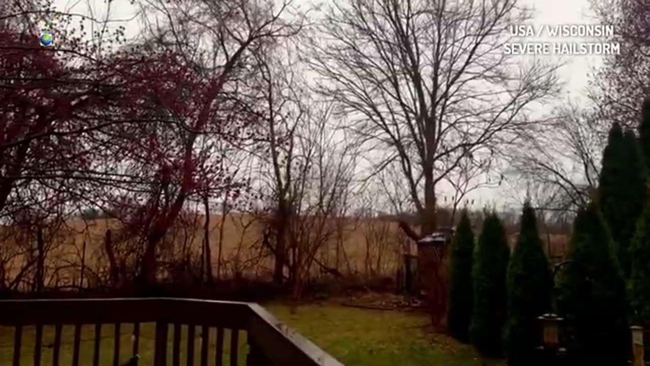 Une tempête de grêle massive provoque d'importants dégâts dans le Wisconsin