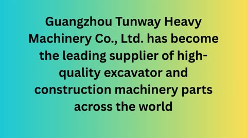 GUANGZHOU TUNWAY HEAVY MACHINERY CO., LTD