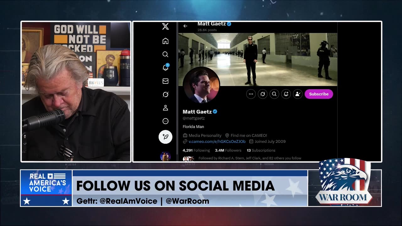 Gaetz: "There Is No Greater Force For Peace In This World Today Than Donald Trump"