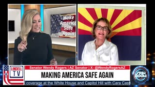 Sen. Wendy Rogers Talks Immigration Enforcement on Spin Room with Vanessa Broussard
