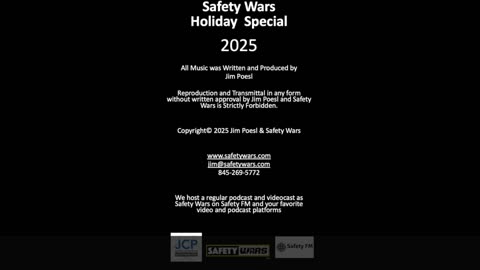 Safety Wars Holiday Special 2025 Merry Christmas