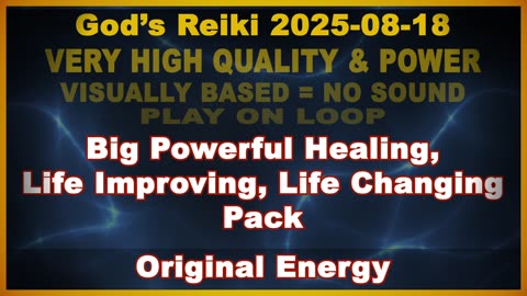 God's Reiki | Big Powerful Healing, Life Improving, Life Changing Pack - 12 Intentions