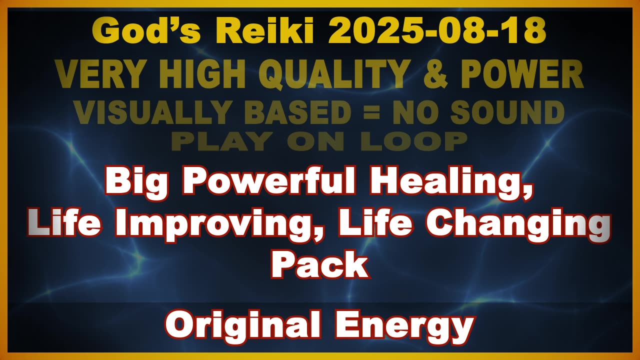 God's Reiki | Big Powerful Healing, Life Improving, Life Changing Pack - 12 Intentions