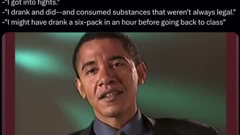 Obama: “I was a thug”