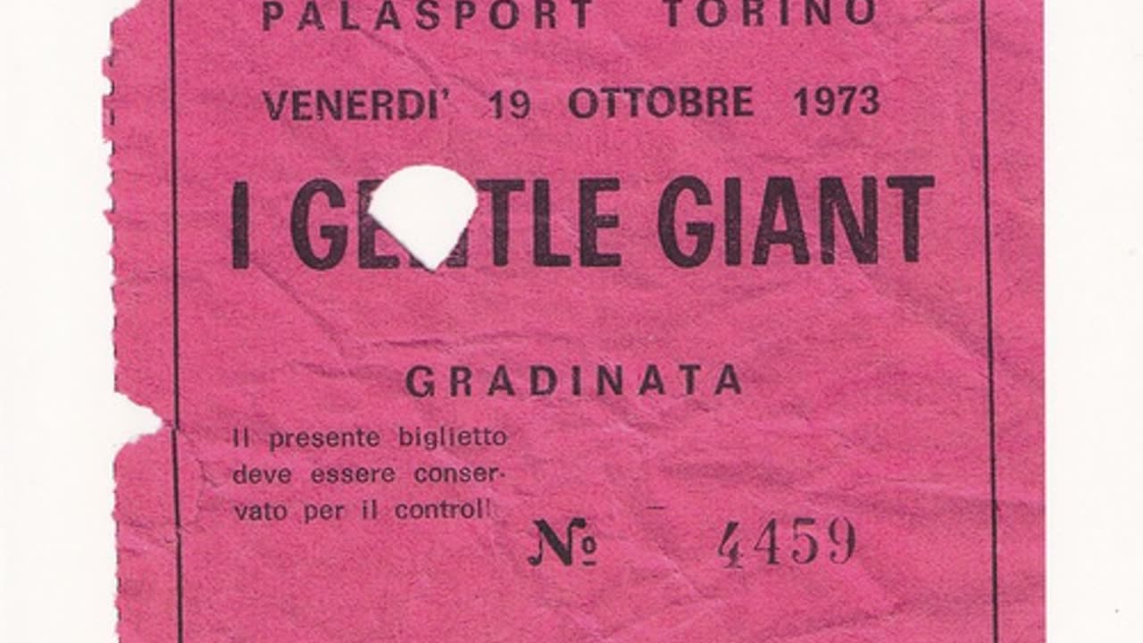 Gentle Giant- Torino 1973