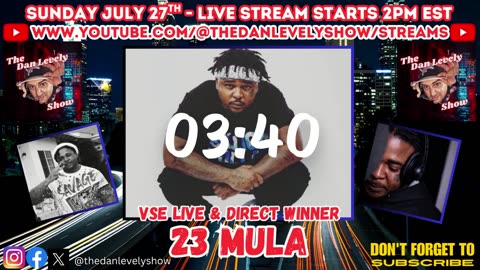 The Dan Levely Show with VSE Live and Direct Winner 2 3 Mula