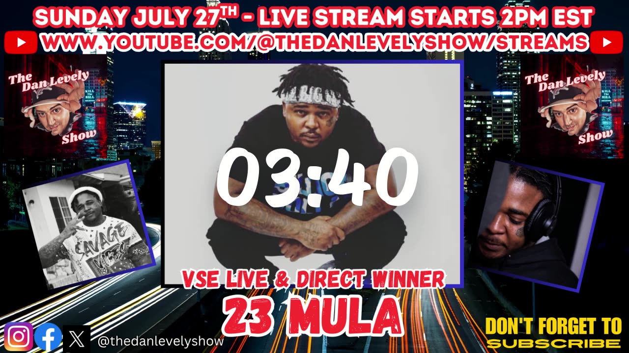 The Dan Levely Show with VSE Live and Direct Winner 2 3 Mula