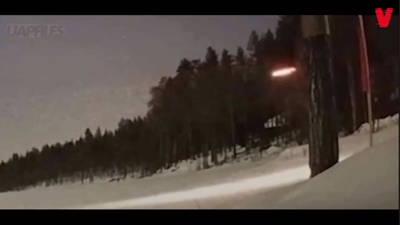 UFO over Lapland, Finland