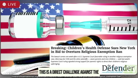🚨 BREAKING: CHD Sues NY Over Religious Exemption Ban