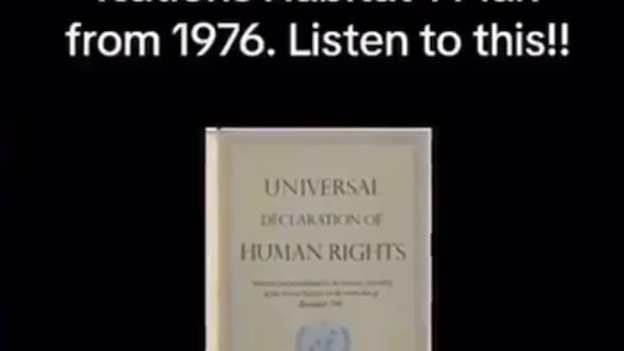 The terrifying United Nations plan from 1976
