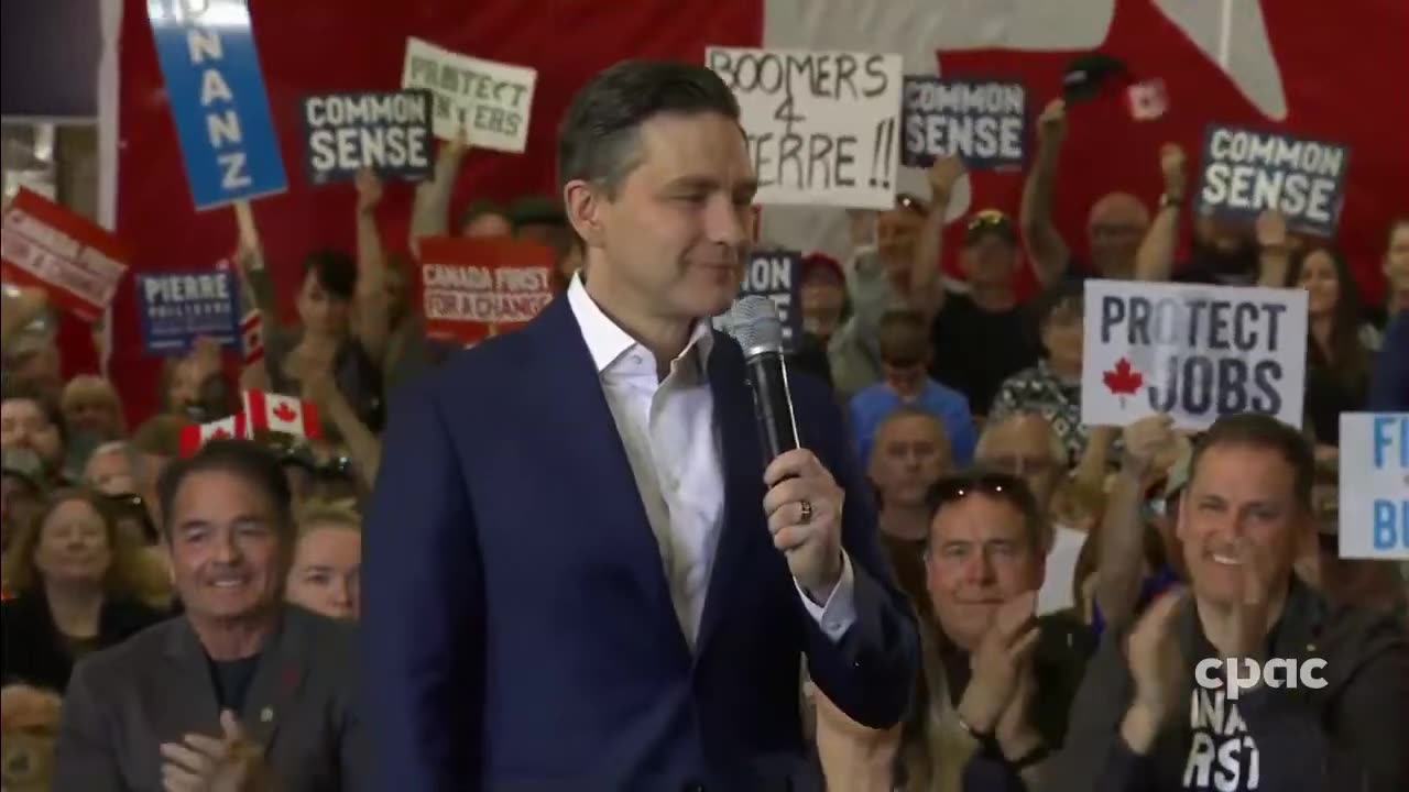 Canada: Pierre Poilievre holds rally in Penticton, B.C. – April 5, 2025