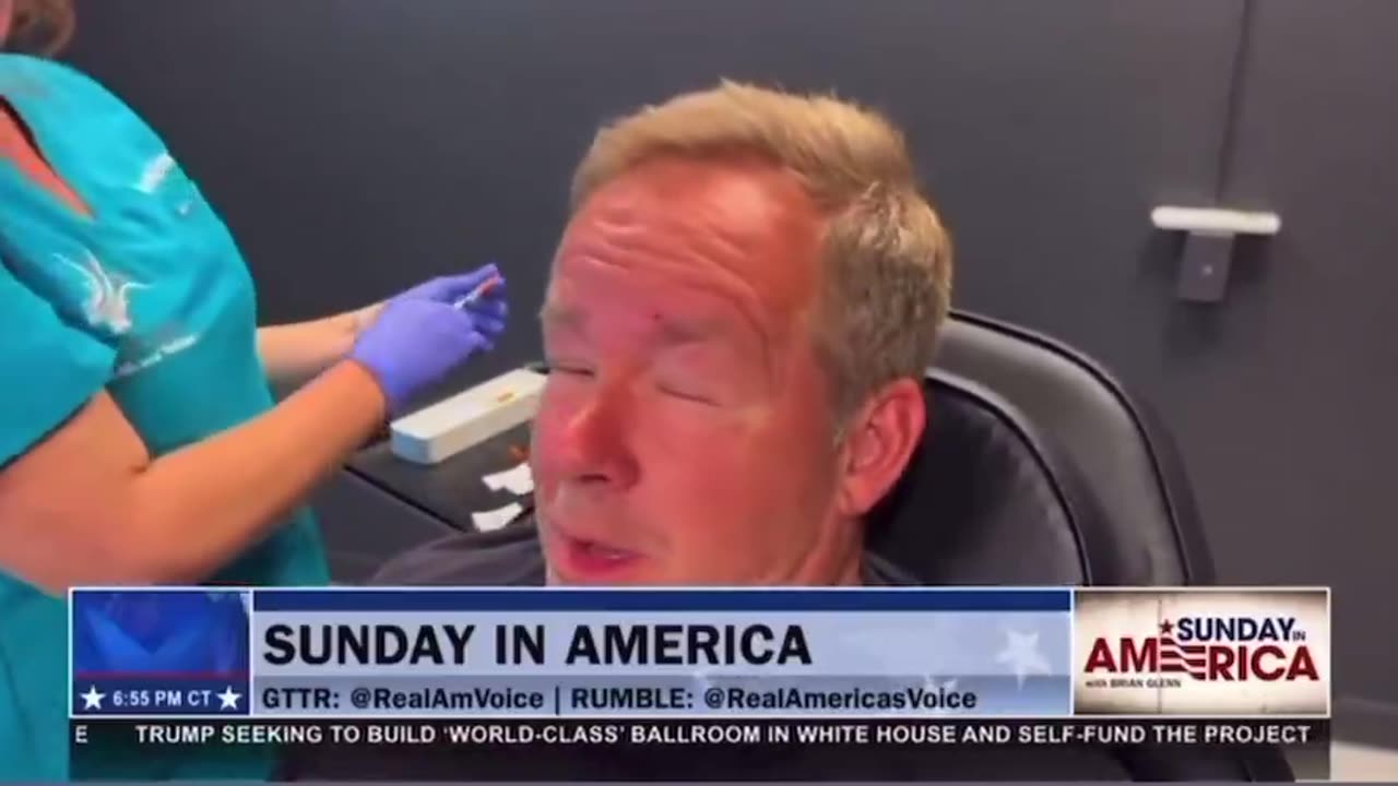 Would you look at that! An anti-vaxxer getting an injection of actual neurotoxins.