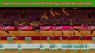 Prototype 339: Algeria's Kaylia Nemour on Bars at 2025 World Gymnastics Championships