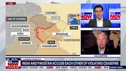 India, Pakistan accuse each other of violating ceasefire hours after President Trump's announcement