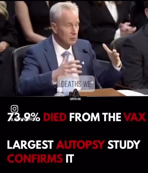 Dr. Peter McCullough: 73.9% Of Individuals From Autopsy Died From the Vaccine!