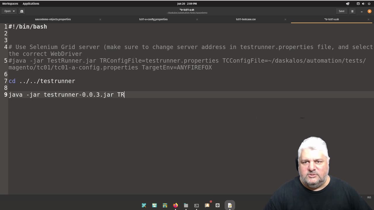 DASKALOS TestRunner - Creating a test