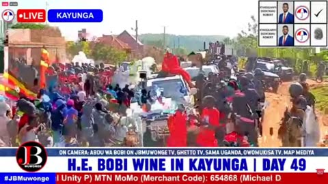 H.E. Bobi Wine Heads to KAYUNGA